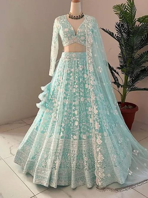 Beautyfull Occasionaly Net Lehenga Choli