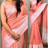 LINEN COTTON SAREE