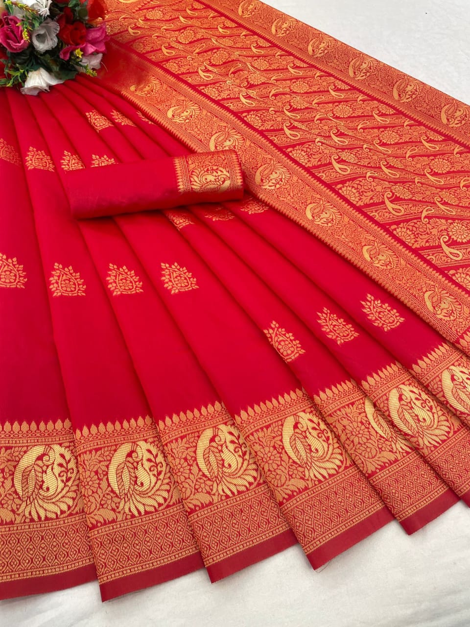 Soft Lichi Silk Saree