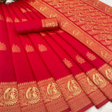 Soft Lichi Silk Saree