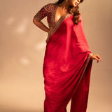Red Soft Rangoli Silk Saree