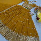 Wonderful Wedding Georgette Lehenga