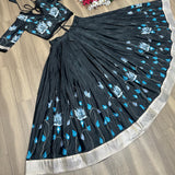 PartyWear Digital Printed Lehenga