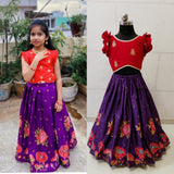 Kalamkari Kids Lahenga Choli