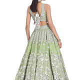 Classy Bridal Georgette Embellished Lehenga