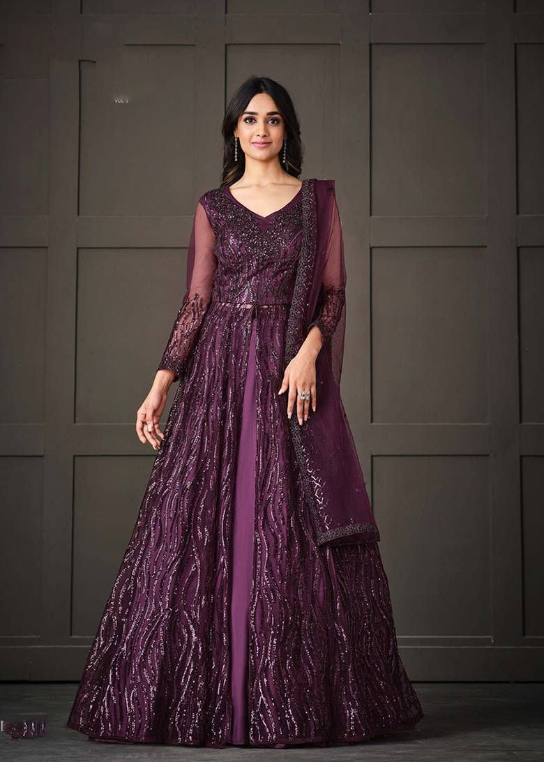 Premium  Soft Net Bollywood Anarkali