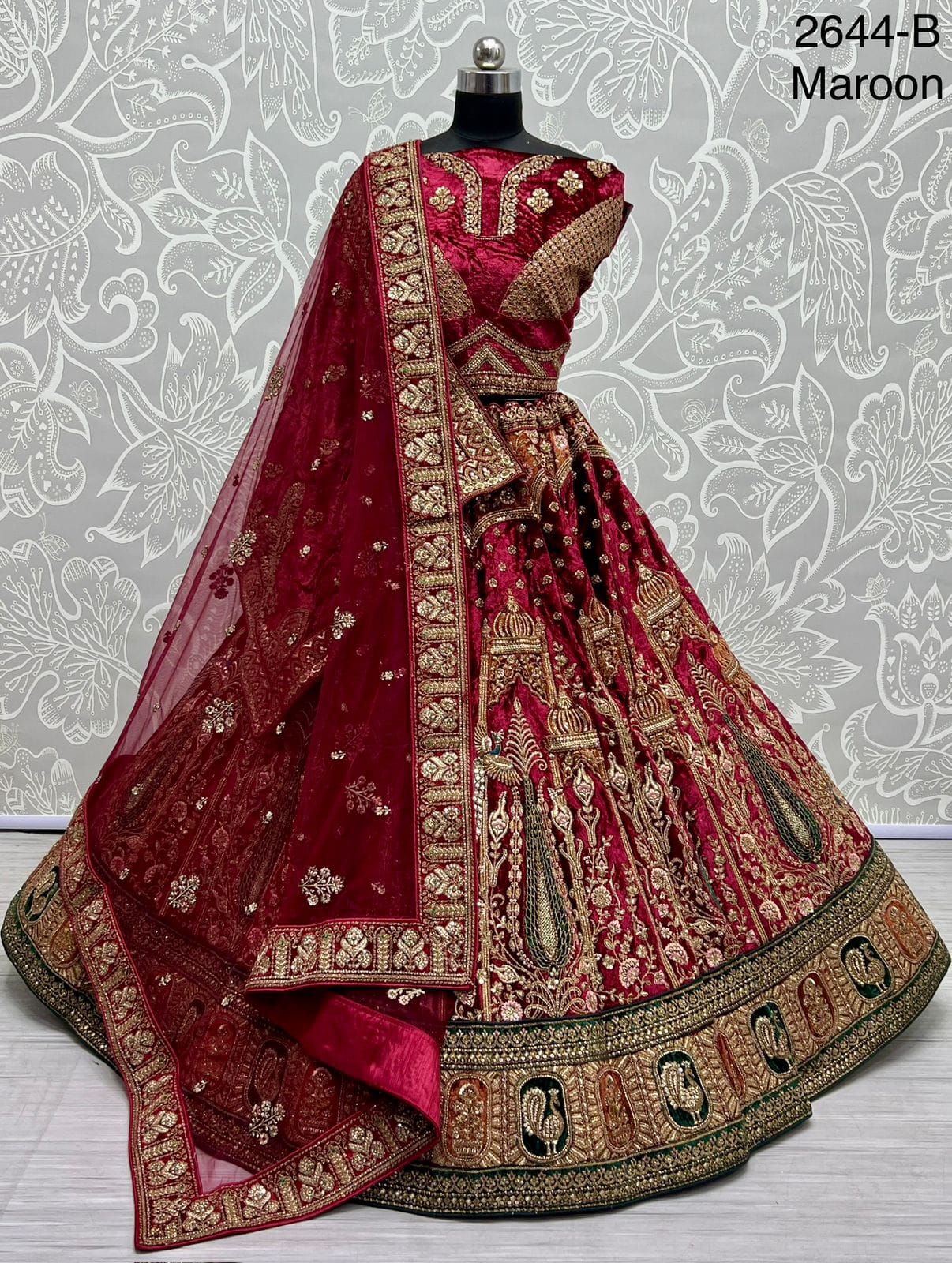 Meticulously Bridal Wedding Lehenga