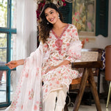 Beautyfull Linen Printed Suit