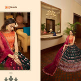 New Exclusive Bridal Gota Patti Embroidered Semi Stitched Lehenga Choli