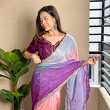 Digital Printed Mono Banglori Saree