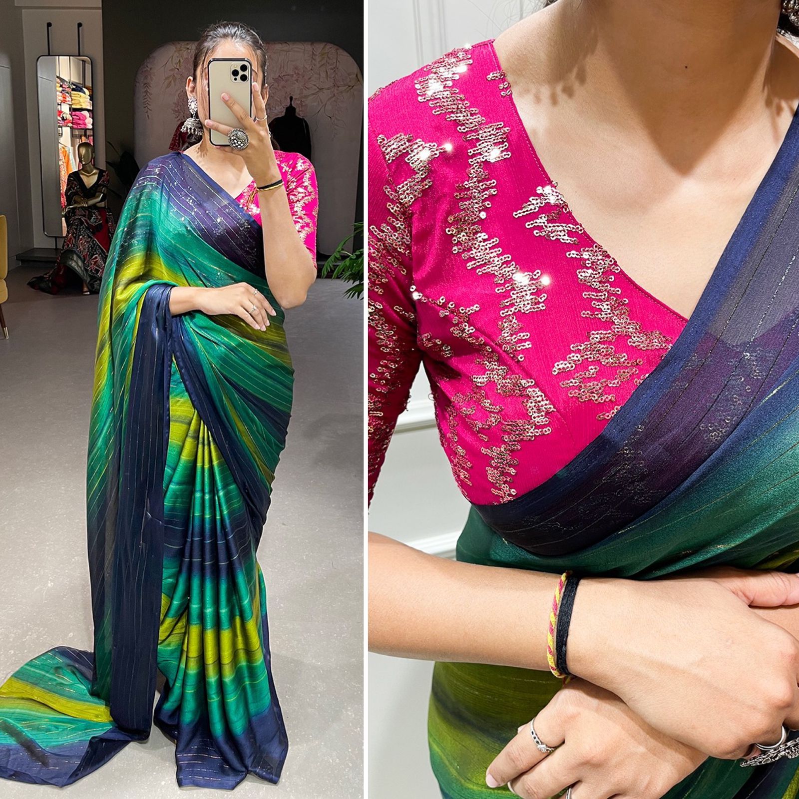 New arrivals Jute silk saree