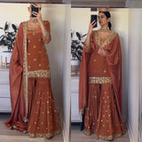 Heavy Natural Crep Suit