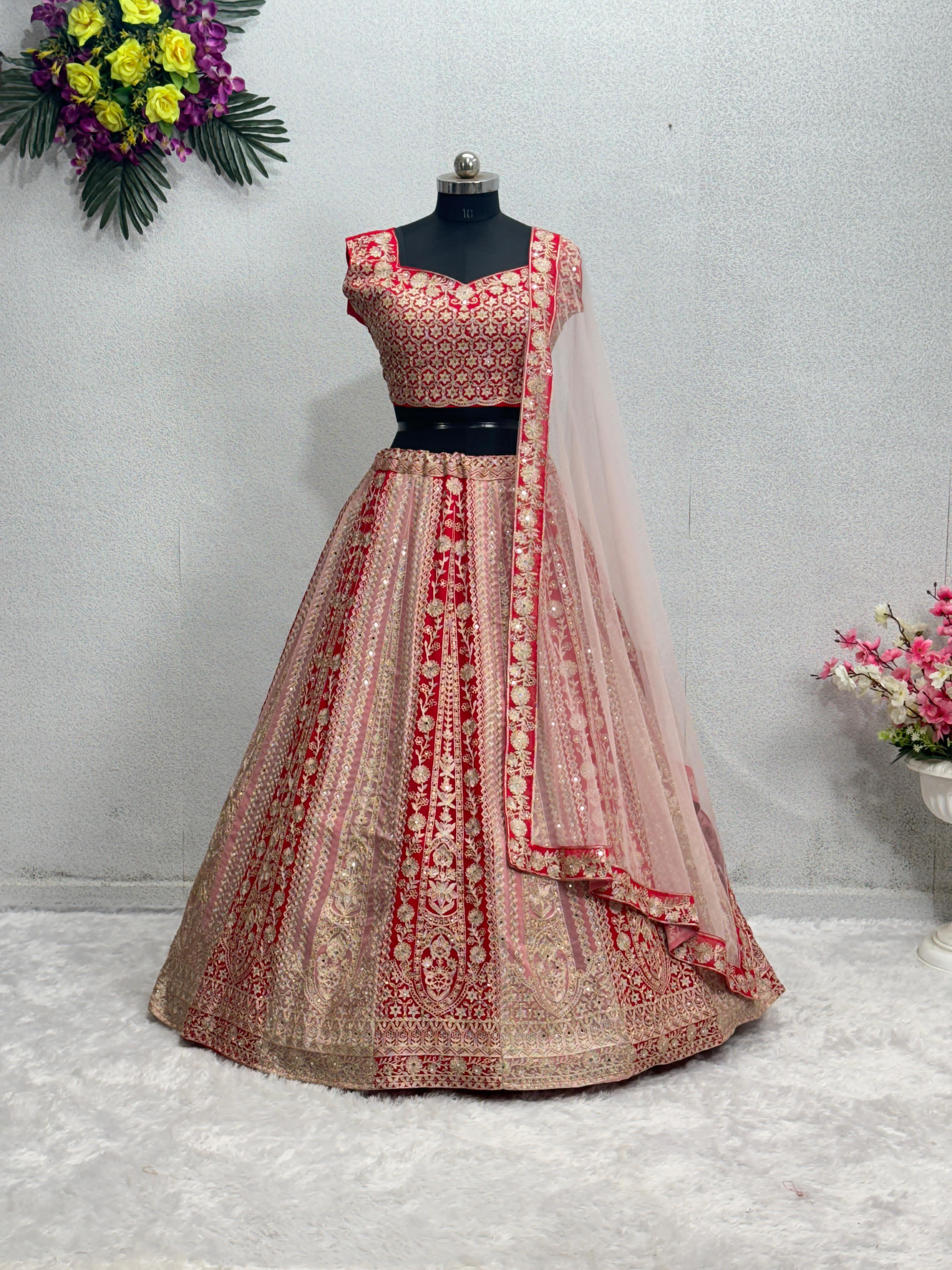 Heavy Bridal Sequance Lehenga