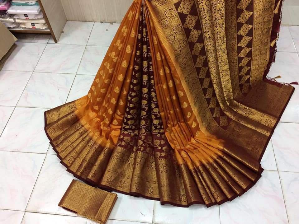 Moonga Soft Silk Saree,