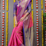 Lichi Silk Zari Woven Saree