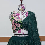 Charm Collection Of Green Lehenga Choli