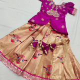 Paithani Silk Kids Lehenga Choli