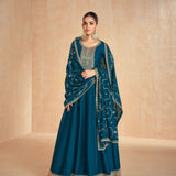 Tanisha Grand Silk Anarkali Gown