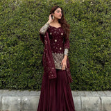 Partywear Top Sharara Collection