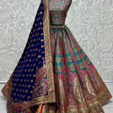 Banarasi full flair Lehengacholi