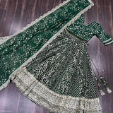 Pure Viscos Jacquard Lehenga