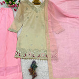 Beautiful Crunchy Silk Top Plazzo