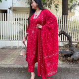 WOMEN REYON EMBROIDERED KURTA