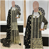 Heavy faux georgette salwar