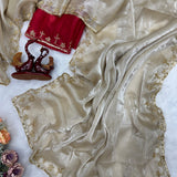 Exclusive Handwork Jimmi Choo Saree