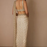 Premium Silk Real MirrorWork Saree