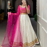 premium sequins work lehenga