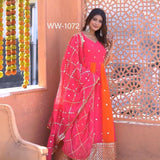 Designer Multy Colored Gown