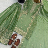 Panjabi Occasionally Embroidered Suit