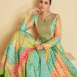 Beauty Colorefull Printed Anarkali Gown