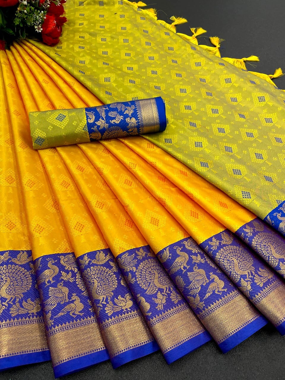 Pure Soft Kanchivaram Silk  Saree