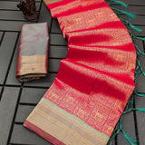 Beautifull Silk Saree With Rich Pallu