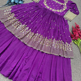 Purple Charm Fancy Lehenga Choli