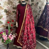 Bandhej Faux Georgette Suit