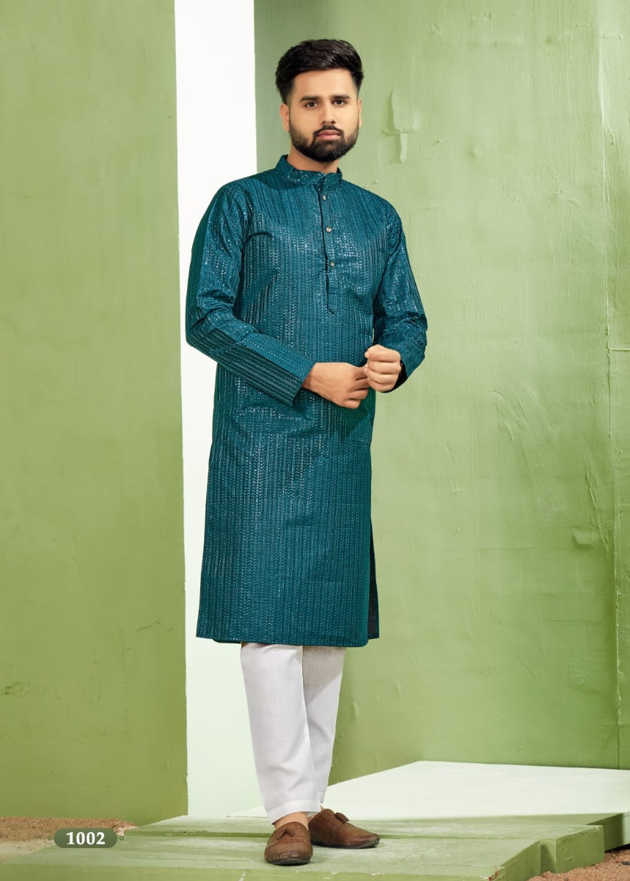 Partywear Men's Kurta