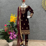 Designer Party Look Velevt Suit Collection