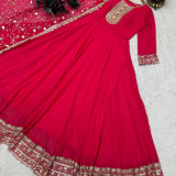 Embroidered Anarkali Gown