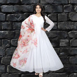 White Stunning Anarkali Gown