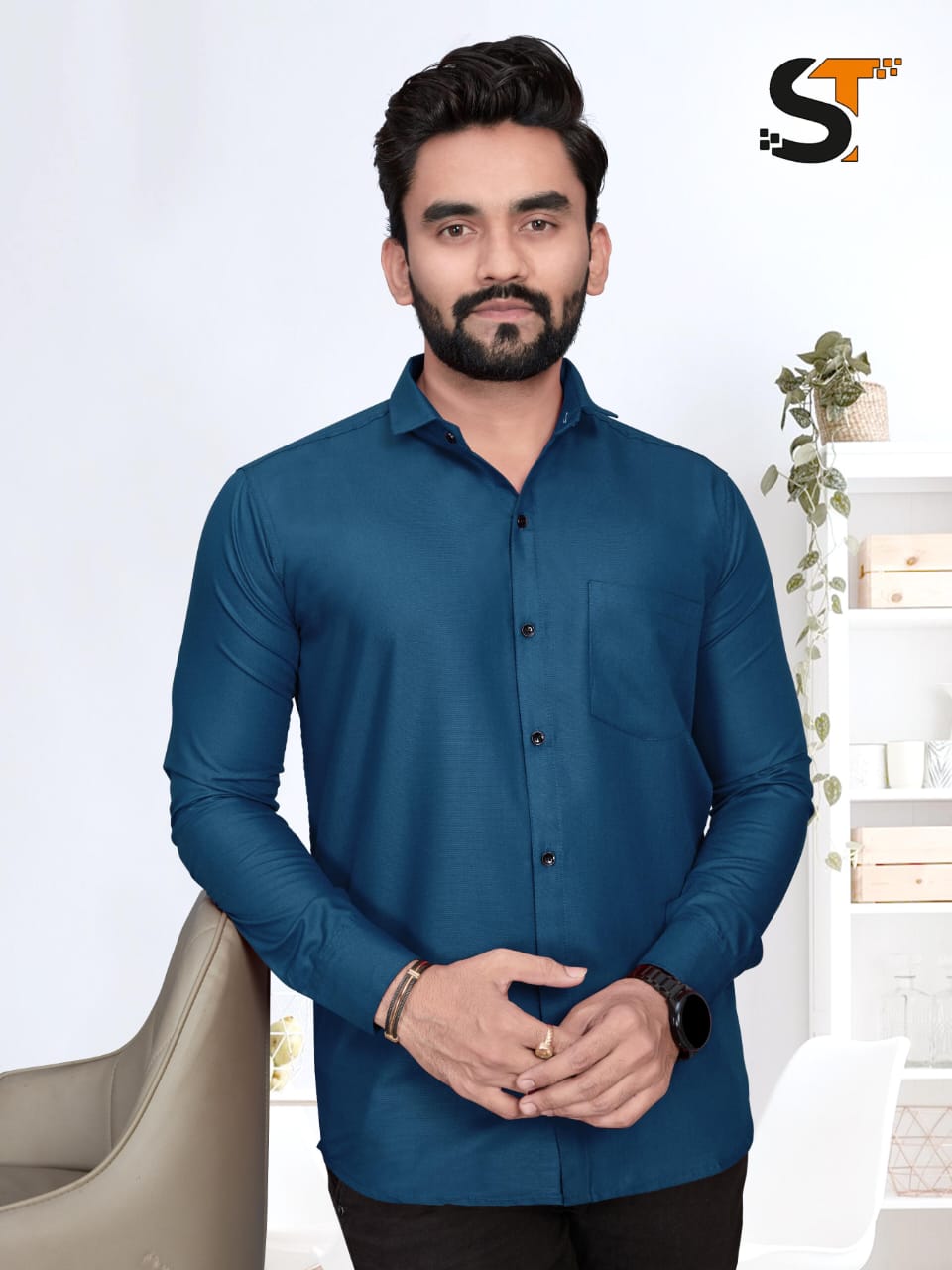 Men's Officewear Heavy Cotton Shirt