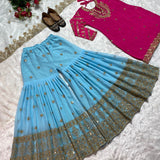 Heavy Georgette salwar sharara