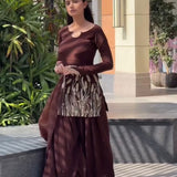 Fancy Designer Work Straight Suit