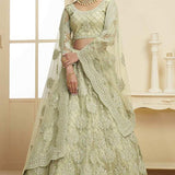 Designer Heavy Net Lehenga