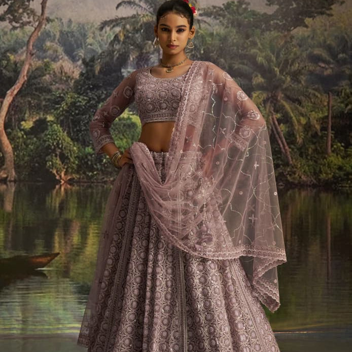 Grand Wedding Embroidered Lehenga Choli