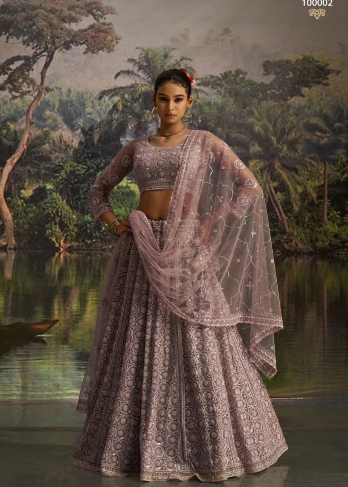 Grand Wedding Embroidered Lehenga Choli
