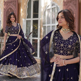 Rangoli Silk Sequence Lehenga Choli