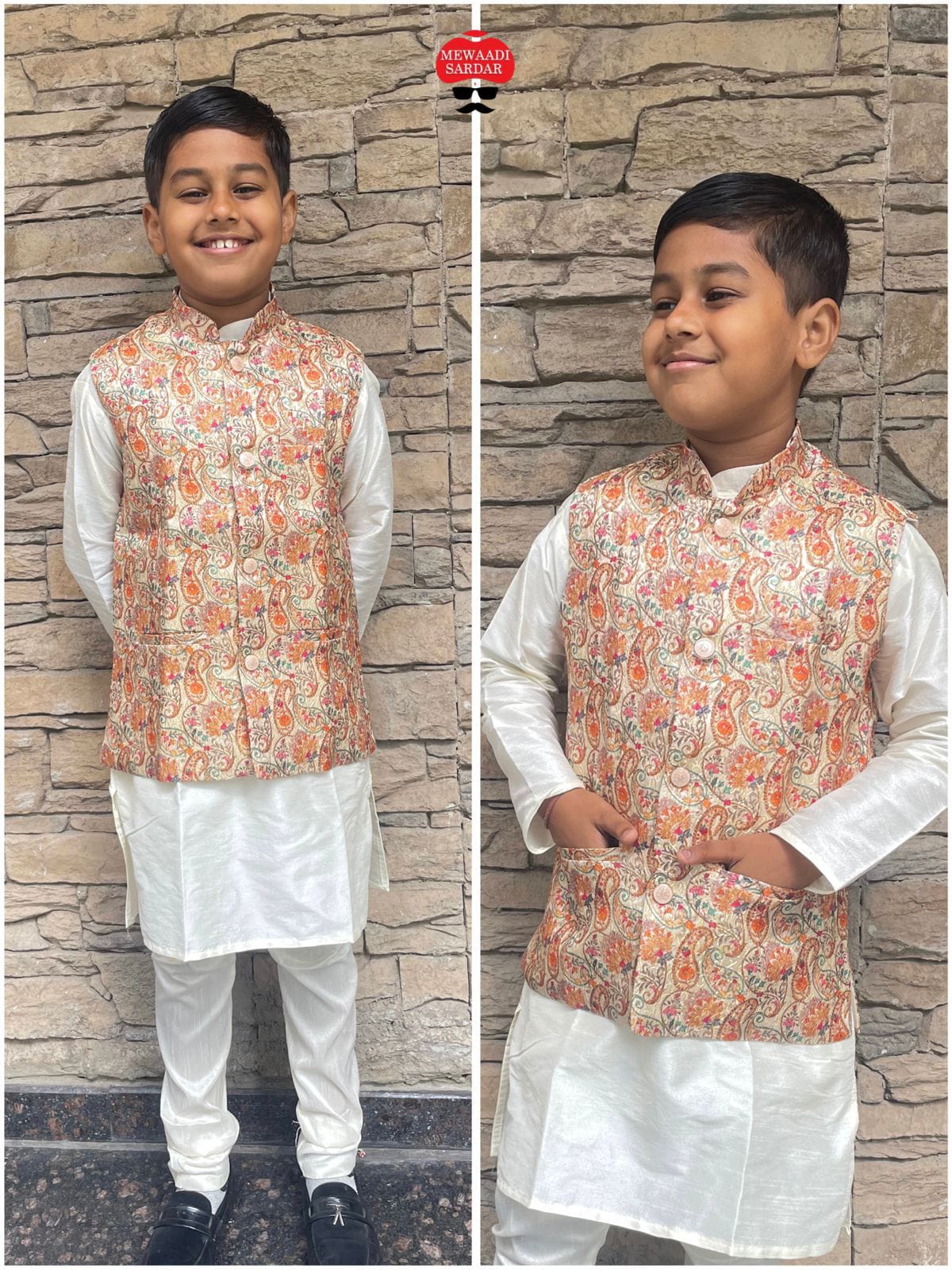 Kids Festive Koti Kurta